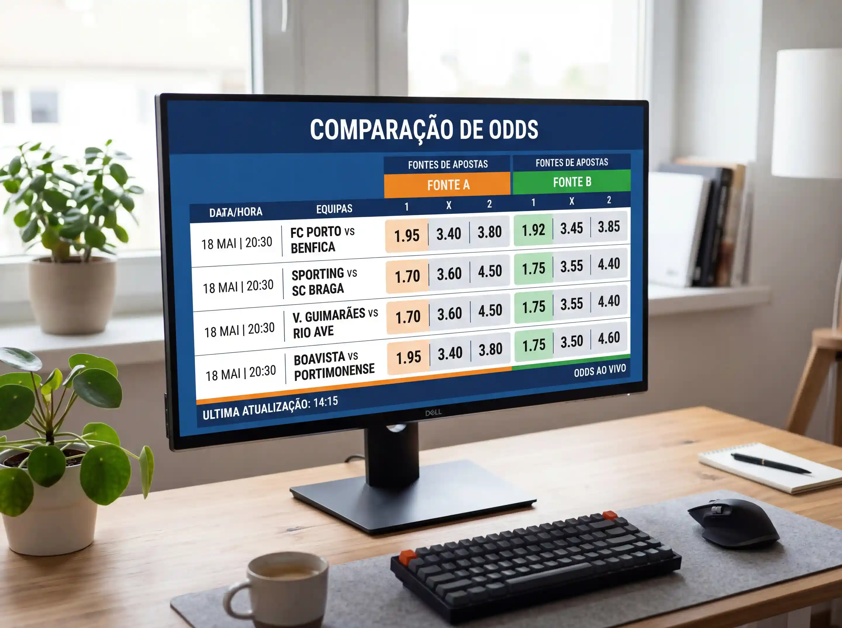 Comparar Casas de Apostas Futebol Portugal 2026